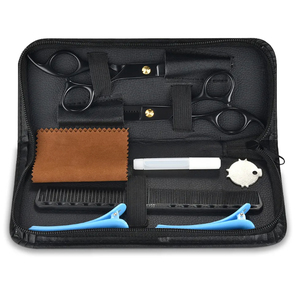 Hair Cutting Scissors Kits Stainless Steel Hairdressing <b>Shears</b> Set Professional Thinning Scissors For Barber Scissor Kit - Product Image 2