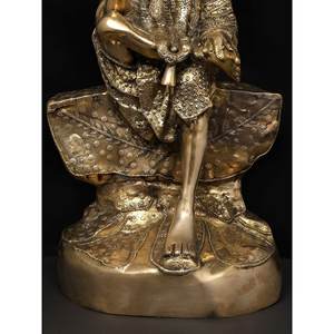 Statue élégante de sculpture en laiton Sai Baba de 24 pouces pour la décoration intérieure ou l'espace de méditation - Product Image 1