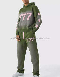 Conjunto Deportivo de Invierno para Hombre, Talla Grande, Estampado Personalizado 2026, Estilo Urbano, Sudadera con Capucha y Pantalones Deportivos para Correr - Product Image 1