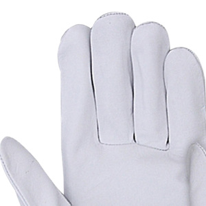 Gants de travail en cuir de vachette personnalisés avec logo, antidérapants, séchage rapide, quatre saisons, sécurité du poignet, jaune et blanc, pour le travail industriel - Product Image 3