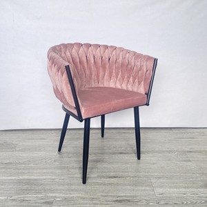 Luxury Navy <b>Blue</b> Velvet Dining <b>Chairs</b> Minimalist Design for Home Kitchen Restaurant Hotel Furniture - Product Image 6
