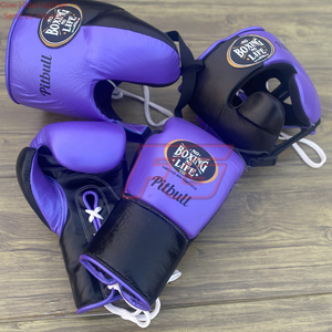 Set de Boxeo MMA NBNL, Entrenamiento y Sparring, Cuero Genuino, Absorbe la Humedad, Secado Rápido, Transpirable, Ecológico, Cierre con Cordones - Product Image 3