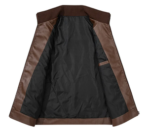 High-Quality Men's PU Leather Vest Motorcycle Biker Jacket Punk Style Multi-Pocket Outdoor Sleeveless Waistcoat Fashion Vest - Product Image 3