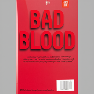 หนังสือ "Bad Blood" โดยผู้เขียนจอห์น คาร์เรรู ฉบับปกอ่อน พิมพ์แบบสั่งทำพิเศษ - Product Image 1