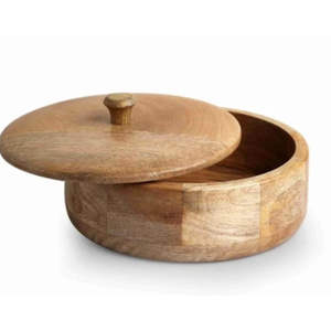 Exclusivo Juego de Ollas para Hot Pot con 1 Cuchara, Caja de Almacenamiento para Panes y Caja para Servir |   Contenedor Ecológico de Madera de Mango |   Lujoso y Moderno, Pulido y No Tóxico - Product Image 4