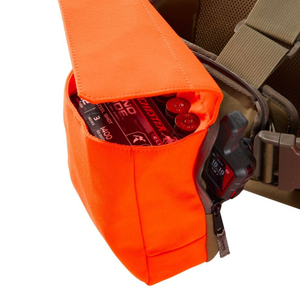 Gilet de chasse et de tir haute visibilité pour zones montagneuses, porte-cartouches de fusil réglable avec double pochette à munitions OEM - Product Image 4