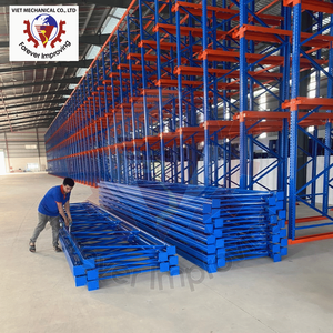 Rack de stockage à palettes conçu pour une densité élevée, maximisant l'utilisation de l'espace en entrepôt avec une structure stable - Product Image 6