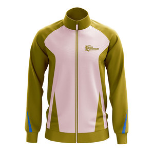 Blousons de rugby sportifs haute performance pour hommes, respirants, écologiques, coupe-vent, col montant, fermeture éclair, logo frontal, 100 % coton - Product Image 6