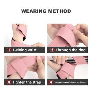 Bandes de poignet antidérapantes personnalisées avec logo, pour la sécurité, la musculation, l'entraînement sportif, la musculation, le levage de poids - Product Image 4