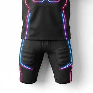 American Football Uniform Custom Design Sublimation Printing High Elastic Spandex Side Panels Performance Team Jersey - Product Image 2