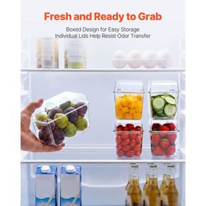 Contenitore Refrigerato per Condimenti - Vassoio di Servizio Refrigerato a 5 Scomparti in Plastica per Frutta e Guarnizioni - Product Image 4