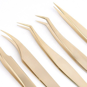 Pinzas Profesionales para Extensión de Pestañas al por Mayor, Acero Inoxidable, OEM, ODM, Logotipo Personalizado, Alta Calidad, Uso en Salón, Diseño Personalizado - Product Image 3