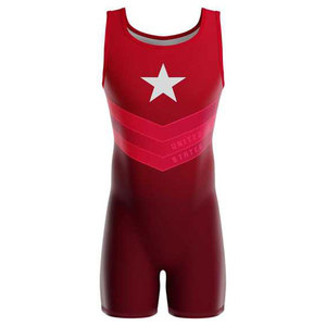 Combinaison de compétition de powerlifting en gros pour hommes et femmes, justaucorps de lutte de qualité supérieure, design personnalisé, uniforme de sport de lutte à séchage rapide - Product Image 1