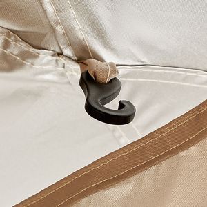 Carpa de Ducha Plegable Portátil de 2 Habitaciones, Fabricada en Oxford 150D, con Estacas y Cuerdas, Incluye Bolsa de Transporte - Product Image 2