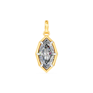 Custom 10K 14K 18K Solid Gold Lab Diamond Pendant IGI Certified Ethical Fine Jewelry Manufacturer Wholesale RJC OEM PD401414 - Product Image 1