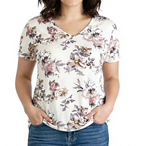 Camiseta de Mujer OEM 100% Algodón Spandex, Estilo Dulce, Corte Ajustado, Cuello Redondo, Tejido de Punto Jersey, Ecológica, Antiarrugas, Transpirable, de Alta Calidad - Product Image 1