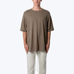 เสื้อยืดใส่สบาย ระบายอากาศได้ดี มีไซส์ตามสั่ง พร้อมส่ง ผลิตจากผ้าฝ้ายผสมโพลีเอสเตอร์ เสื้อยืดผู้ชาย - Product Image 1