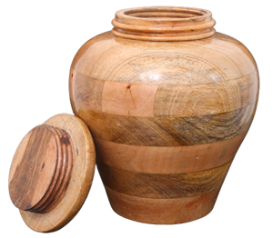 Guci Kremasi Kayu Alami untuk Abu Jenazah Dewasa, Wadah Kayu Tahan Lama, Perlengkapan Pemakaman Dekoratif - Product Image 4