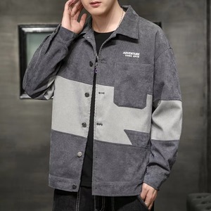 Men's <b>Winter</b> Bomber <b>Jacket</b> Stand Collar Zipper <b>Waterproof</b> Windproof Breathable Casual Loose Fit - Product Image 3