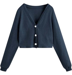 Pull respirant pour femme, col en V, style western, en maille suédée, avec franges et pompons, design mode - Product Image 4