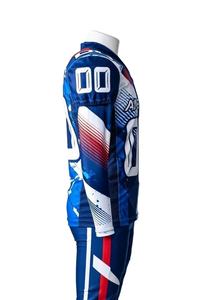 Uniforme de football américain personnalisé léger et respirant à manches courtes, grande taille, haute qualité, nouveau style, couleur unie, 100 % coton - Product Image 4