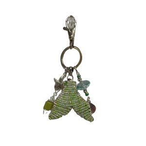 Friendly Handmade Glass Keychain Ornament Party Favor Christmas Tree Decoration Handmade Glass Ornament <b>Key</b> <b>Chain</b> - Product Image 4