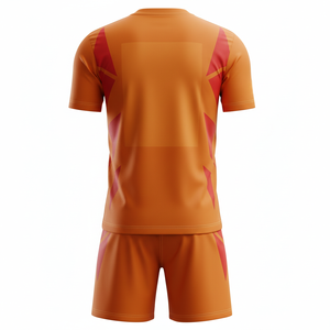 Set Personalizzato OEM di Maglia e Pantaloncini Sportivi Traspiranti e Assorbenti per Squadre Sportive - Product Image 2
