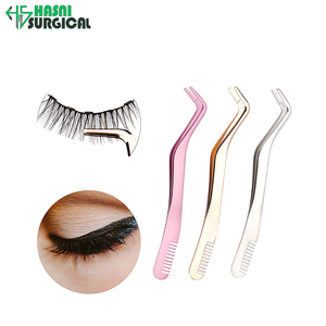 Heavy Duty Surgical Eyelash Tweezer Applicator False <b>Lash</b> Extension Beauty Tools Surgical Instruments - Product Image 6