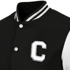 <b>mens</b> letterman <b>jacket</b> with breathable construction for comfort <b>men</b> letterman <b>jacket</b> with classic look - Product Image 2