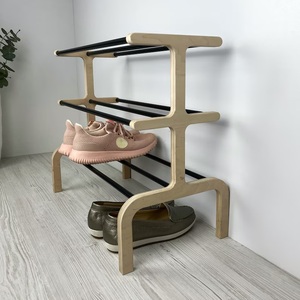Luxury Style Shoe Rack Multi Tier <b>Open</b> <b>Storage</b> Organizer Space Saving Design Strong Stable Frame Minimal Modern Entryway <b>Unit</b> - Product Image 2