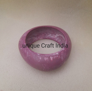 Pulseras de Resina India Pulida Hechas a Mano Personalizadas al por Mayor, Joyería Fina, Pulseras con Encanto Navideño, Tema Amor, Sencillas - Product Image 1