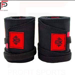 Sangles de soutien unisexe respirantes en néoprène et cuir pour poignets, rembourrées, pour entraînement et fitness, vente en gros - Product Image 2