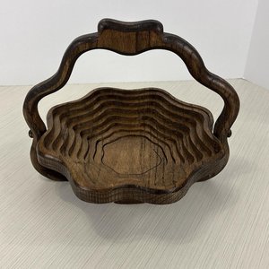 Panier de rangement moderne et écologique en bois pour fruits secs et collations, fait à la main, qualité supérieure, multifonctionnel, Tradebyd - Product Image 1