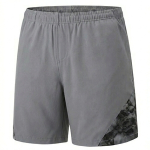 Pantaloncini Sportivi da <span class=keywords><strong>Uomo</strong></span> <span class=keywords><strong>Blu</strong></span> <span class=keywords><strong>Navy</strong></span> in Rete con Tasca con Cerniera, Vita Elastica, Stile Sportivo, Traspiranti, 100% Poliestere, Lunghezza <span class=keywords><strong>Bermuda</strong></span> - Product Image 4