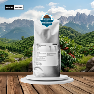 กาแฟมิลาน บลเอด เบลนด์ หมายเลข 1 MLN-RC 1กก.-50/50 อาราบิก้าและโรบัสต้า คั่วอ่อน เมล็ดกาแฟคั่วเต็มเมล็ด ฟูลซิตี้ + บรรจุภัณฑ์สำหรับส่งออกเวียดนาม - Product Image 1