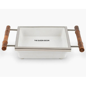 Plato Clásico para Servir, para Cocina, Hogar, Hotel y Restaurante, Plato para Comida y Fruta, Color Natural, Plato Redondo para Comer - Product Image 3