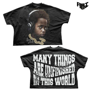 Camisetas Personalizadas de Alta Calidad con Estampado DTG para Hombre, Fabricadas en Algodón Grueso, Estilo Casual con Hombros Caídos, Ropa Urbana - Product Image 1