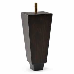 Pata de Mueble Trapezoidal de Madera Maciza Moderna para Mesa, Uso en Hogar y Oficina, Fácil Instalación, Pata de Sofá de Madera Maciza - Product Image 1
