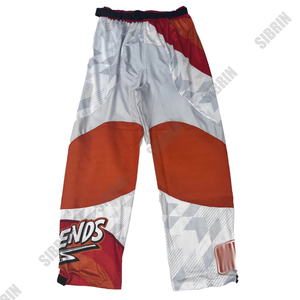 Pantalones de Hockey en Línea Sublimados con Impresión Personalizada Sibrin, Malla de Poliéster, Acolchado Cordura, Protección Profesional, Absorción de Humedad - Product Image 1