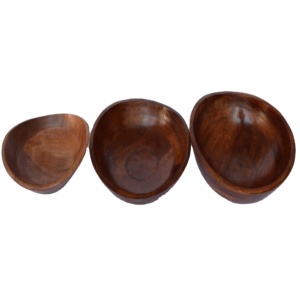 Producto de marca más vendido 100% juego de vajilla de madera natural cuencos desechables ecológicos restaurantes de campo modernos y hogar - Product Image 1