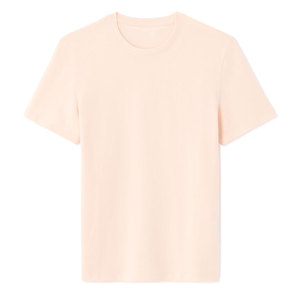 Camiseta de Algodón Lisa para Hombre, Manga Corta, Cuello Redondo, Corte Regular, Color Sólido, Ropa Casual - Product Image 1