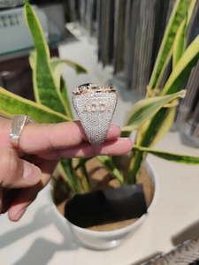 Anime <b>Skull</b> 925 Sterling Silver Pendant Iced Out VVS Moissanite Diamond Hip Hop Bling Pendant Luxury Statement Gift For Unisex - Product Image 3