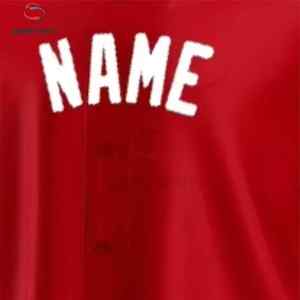 Maillot de baseball au design moderne, uniforme sportif d'équipe, maillot de baseball classique à rayures fines, style d'équipe personnalisé - Product Image 3