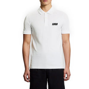 Polo tendance à revers plissés pour homme, respirant, décontracté, classique, en coton extensible de qualité supérieure, option personnalisable - Product Image 5