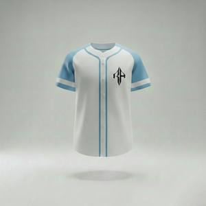 Camisetas de Béisbol con Impresión Digital de Alta Calidad, 100% Poliéster, Manga Corta, Cuello en V, Transpirables, por RIVIAN ATLANTIC - Product Image 2