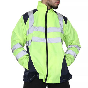 Camiseta Polo de Seguridad Clase 2, Personalizable, Resistente al Agua, Transpirable, a Prueba de Ácidos, con Tela de Microfibra Reflectante para Construcción - Product Image 3