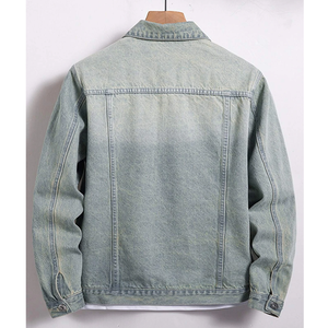 OEM Custom Made <b>Men's</b> <b>Denim</b> <b>Jacket</b> in Top Quality Quick Dry Breathable Top Stylish Warm <b>Men</b> <b>Denim</b> <b>Jackets</b> with Custom logo - Product Image 2