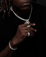 Fait à la main en argent Sterling 925 personnalisé 3D Jésus pièce pendentif collier VVS Moissanite diamant cadeau Hip Hop Style chrétien bijoux