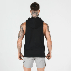 High Performance Gym <b>Workouts</b> Outdoor Training Running Sports Compression Tank Top <b>Hoodie</b> - Product Image 3