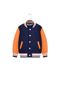 Veste de baseball en chenille douce de haute qualité pour enfants, personnalisable, pour l'automne et l'hiver, vente en gros - Product Image 5